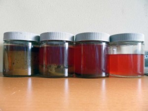 Fuel contamination - diesel cleaning jars