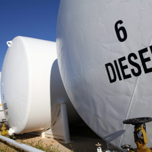 White Diesel Tanks