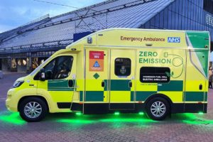 ULEMCo FUEL CELL RANGE EXTENDED ELECTRIC AMBULANCE USES ENOVATION HMI DISPLAY